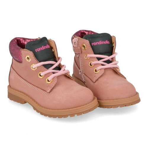 Rondinella Bottes à lacets rose Filles (4432/3) - Junior Steps