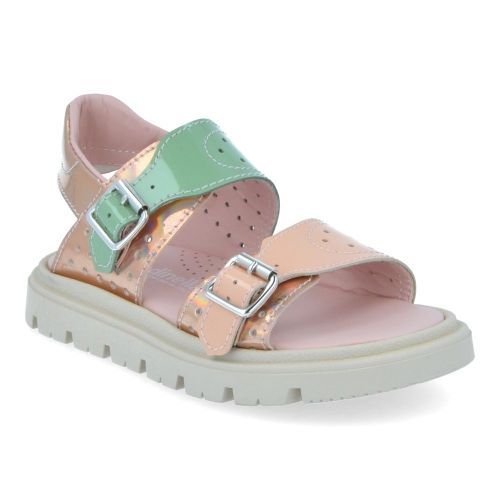 Rondinella sandalen roze Meisjes (sandaal rozé met gespen - 01114D) - Junior Steps