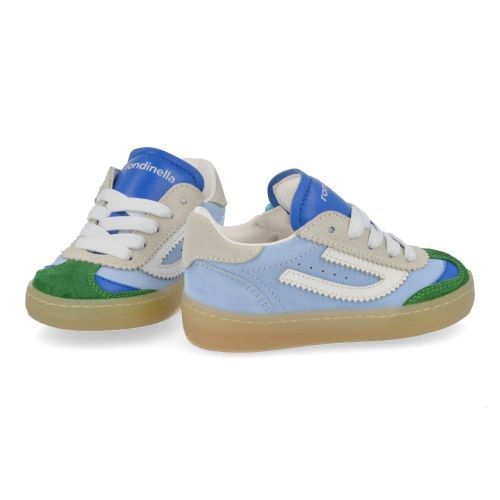 Rondinella sneakers groen  (sneaker blauw groen - 4831-1A) - Junior Steps