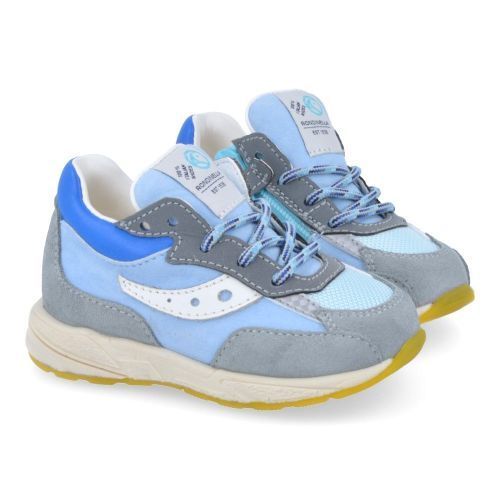 Rondinella sneakers blauw  (sneaker blauw - 4829) - Junior Steps