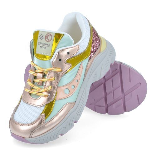 Rondinella sneakers roze Meisjes (sneaker rozé - 12277L) - Junior Steps