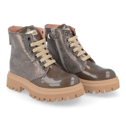 Rondinella Lace-up boots taupe Girls (11943) - Junior Steps