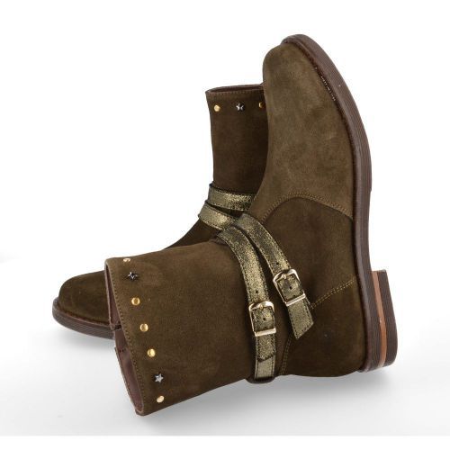 Rondinella Short boots Khaki Girls (11422A) - Junior Steps
