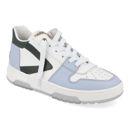 Rondinella sneakers wit Jongens ( - wit met grijs sneaker 12075AI) - Junior Steps