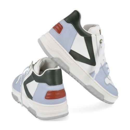 Rondinella sneakers wit Jongens ( - wit met grijs sneaker 12075AI) - Junior Steps