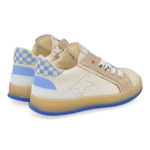 Rondinella sneakers wit Jongens ( - witte sneaker met rubberen top4819-1C) - Junior Steps