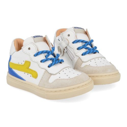 Rondinella sneakers wit Jongens ( - witte sneaker 4749AB) - Junior Steps