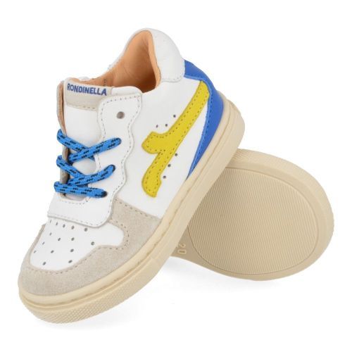 Rondinella sneakers wit Jongens ( - witte sneaker 4749AB) - Junior Steps