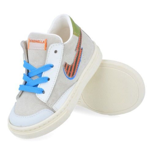 Rondinella sneakers ecru Jongens (witte sneaker  - 4747V) - Junior Steps