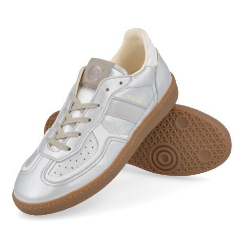 Rondinella sneakers zilver Meisjes ( - zilveren sneaker 12283F) - Junior Steps