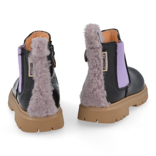 Rondinella Short boots Black Girls (4756I) - Junior Steps