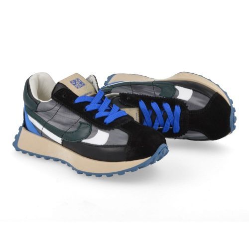 Rondinella sneakers Zwart Jongens ( - zwarte sneaker12061/1L) - Junior Steps
