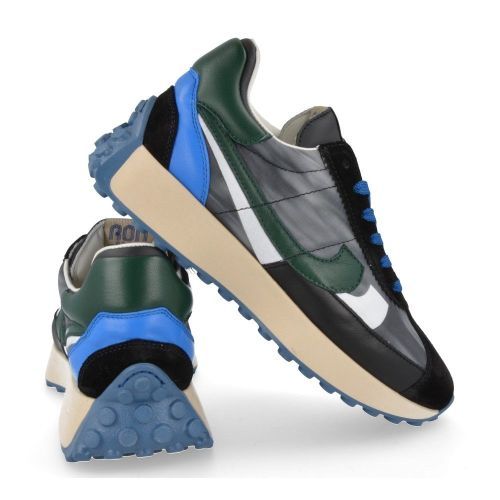 Rondinella sneakers Zwart Jongens ( - zwarte sneaker12061L) - Junior Steps