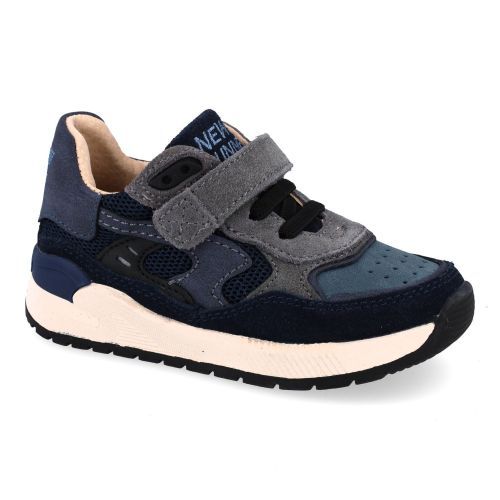 Shoesme sneakers blauw Jongens (Blauwe sneaker met velcro - ST24W008-A) - Junior Steps