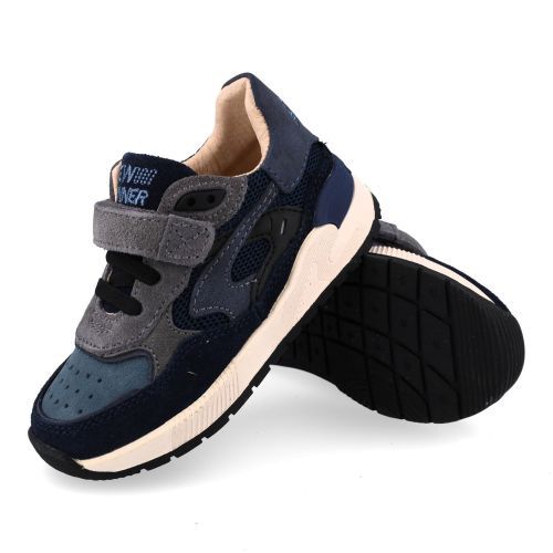 Shoesme sneakers blauw Jongens (Blauwe sneaker met velcro - ST24W008-A) - Junior Steps