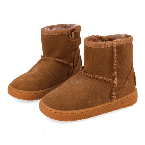 Shoesme babyschoenen cognac Meisjes (cognac suéde boot - BN24W020-A) - Junior Steps