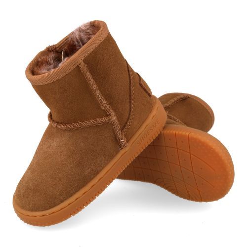 Shoesme babyschoenen cognac Meisjes (cognac suéde boot - BN24W020-A) - Junior Steps