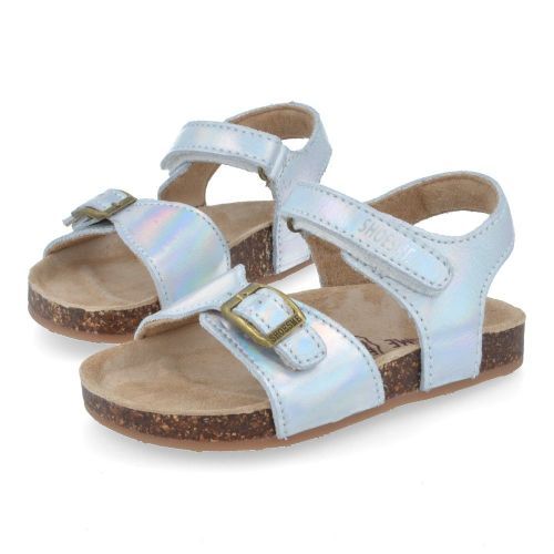 Shoesme sandalen zilver Meisjes (meisjessandaal zilver - KL260030-J) - Junior Steps