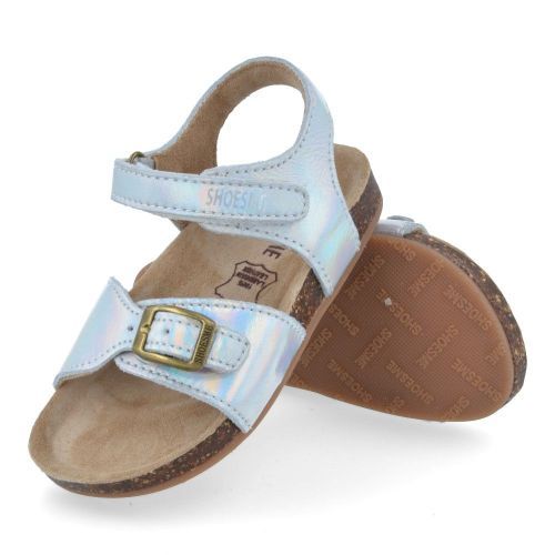Shoesme sandalen zilver Meisjes (meisjessandaal zilver - KL260030-J) - Junior Steps