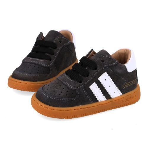 Shoesme babyschoenen antraciet  (préstapper donker grijs suède - BN26W002-G) - Junior Steps