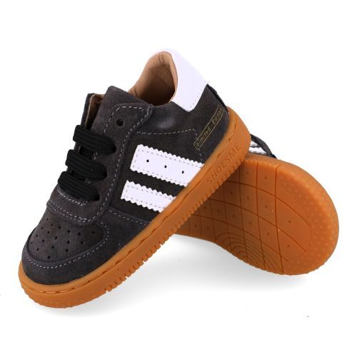 Shoesme babyschoenen antraciet  (préstapper donker grijs suède - BN26W002-G) - Junior Steps