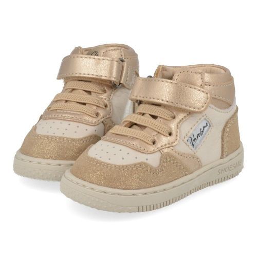 Shoesme babyschoenen beige Meisjes (préstapper goud beige - BN24W008-G) - Junior Steps