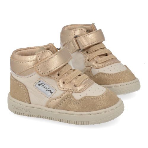 Shoesme babyschoenen beige Meisjes (préstapper goud beige - BN24W008-G) - Junior Steps
