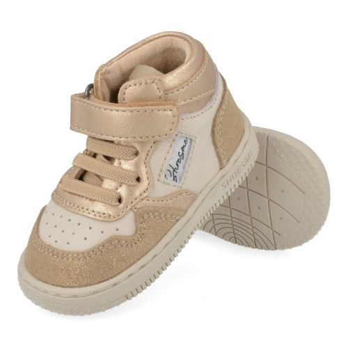 Shoesme babyschoenen beige Meisjes (préstapper goud beige - BN24W008-G) - Junior Steps