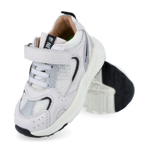 Shoesme sneakers wit  (witte sneaker met velcro - BL26S001-B) - Junior Steps