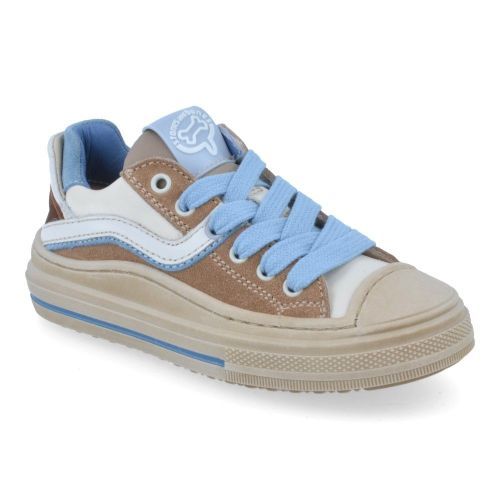Stones and bones sneakers beige Jongens (beige sneaker met rubberen neus - lenty 5485) - Junior Steps