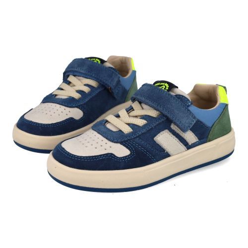 Stones and bones sneakers blauw Jongens (blauwe sneaker met velcrosluiting - 5441 Pacer) - Junior Steps