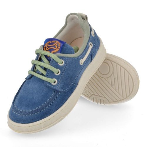 Stones and bones sneakers blauw Jongens (blauwe sneaker - haiti 5342) - Junior Steps