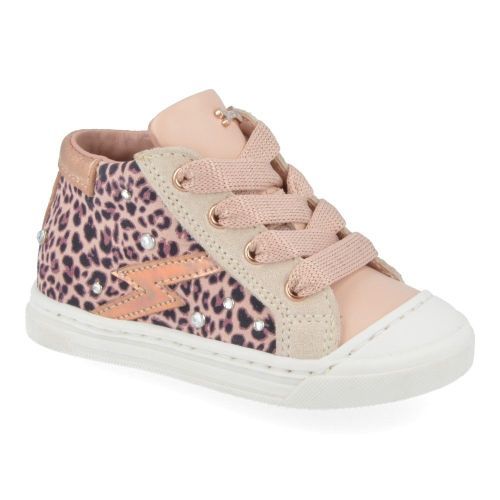 Stones and bones sneakers roze Meisjes ( - boal roze sneakertje met stootneusboal) - Junior Steps