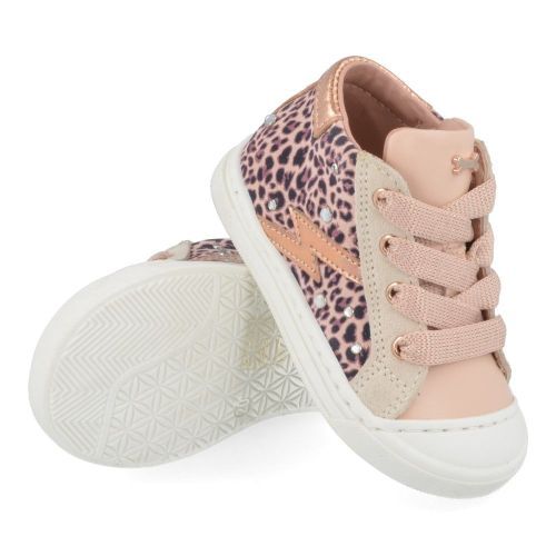 Stones and bones sneakers roze Meisjes ( - boal roze sneakertje met stootneusboal) - Junior Steps
