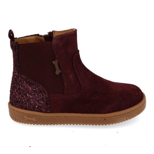 stones and bones laarzen kort bordeaux