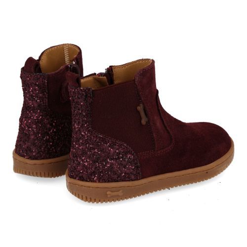 Stones and bones laarzen kort bordeaux Meisjes (boots meisjes bordeaux suéde - pixy 5294) - Junior Steps