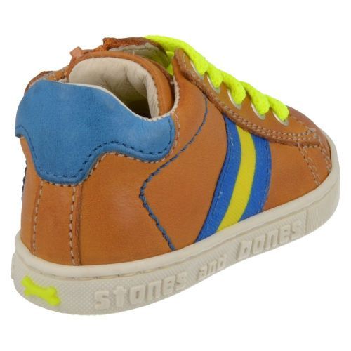 Stones and bones sneakers oker Jongens ( - cris3715) - Junior Steps