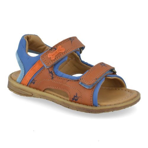 Stones and bones sandalen cognac Jongens (diner cognac sandaal met dinoprint - diner 4769) - Junior Steps