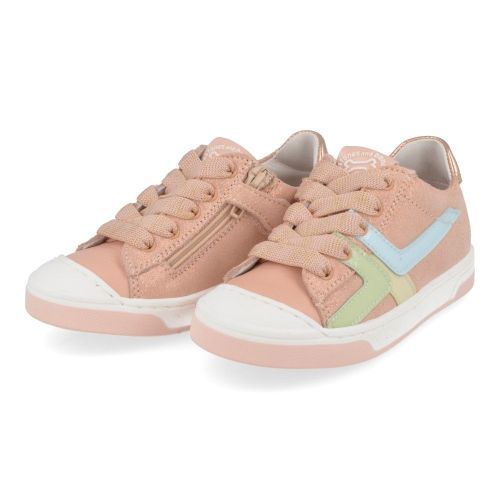 Stones and bones sneakers roze Meisjes ( - dolla roze sneaker met rubberen topdolla 5084) - Junior Steps