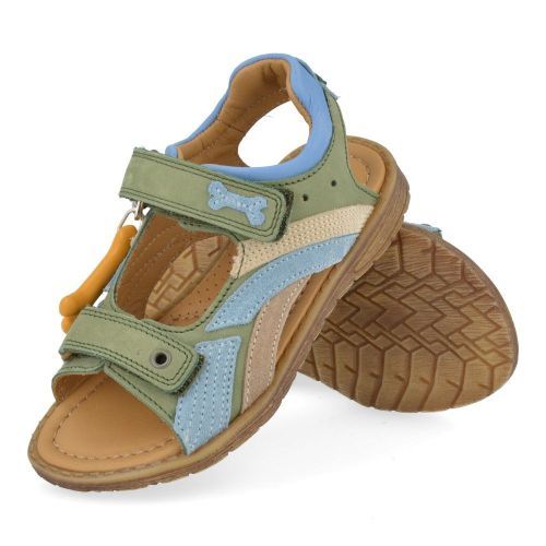 Stones and bones sandalen groen Jongens ( - durit groen blauwe sandaaldurit 5195) - Junior Steps