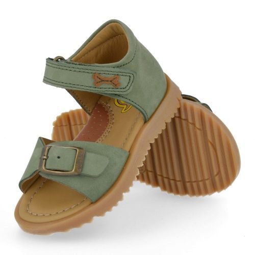 Stones and bones sandalen kaki Jongens (kakigroen sandaaltje  - luck 5468) - Junior Steps