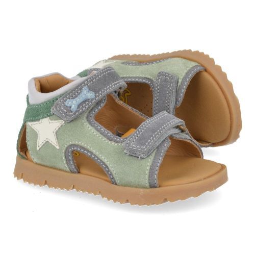 Stones and bones Sandalen Grau Jungen (lint 5219) - Junior Steps