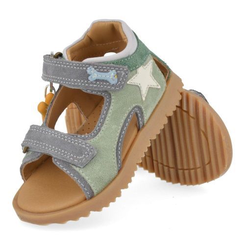 Stones and bones Sandalen Grau Jungen (lint 5219) - Junior Steps