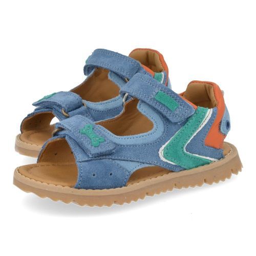 Stones and bones sandalen jeans bl Jongens ( - liunt jeans blauw sandaalliunt 5221) - Junior Steps