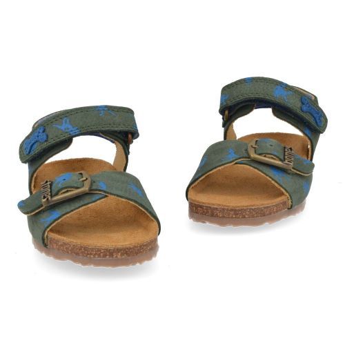 Stones and bones sandalen kaki Jongens ( - losto kaki voetbed sandaal met dinoprintlosto 4138) - Junior Steps