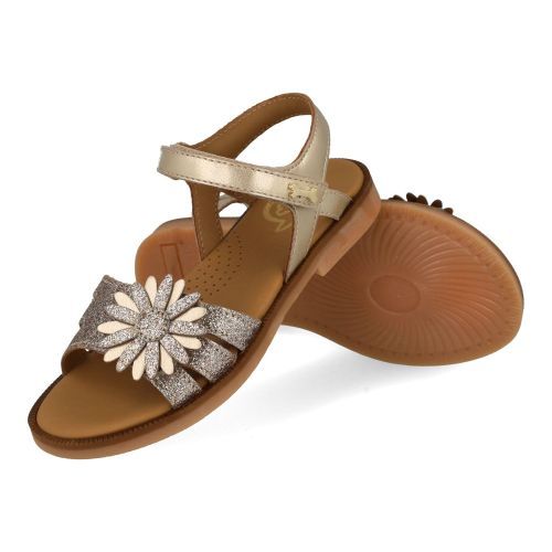Stones and bones sandalen GOUD Meisjes (Malou gouden sandaal - 5189 MALOU) - Junior Steps