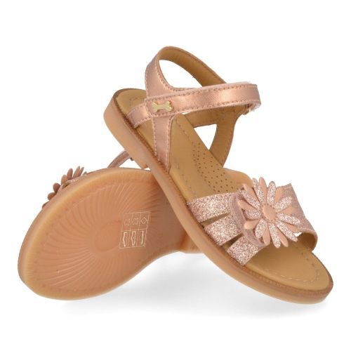 Stones and bones sandalen roze Meisjes ( - malou rozé sandaal met bloemmalou 5189) - Junior Steps