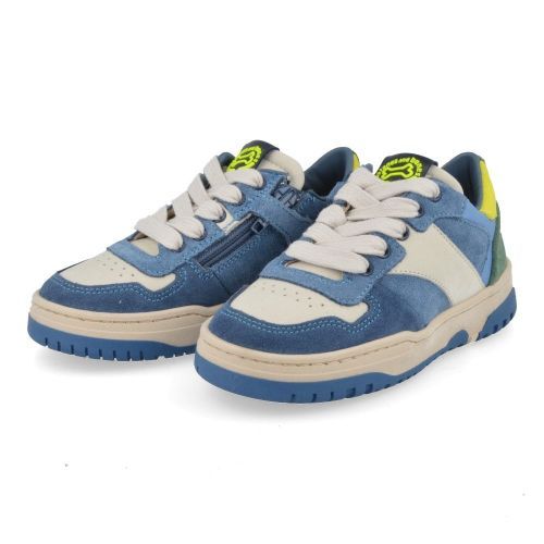 Stones and bones sneakers blauw Jongens ( - memor blauwe sneakermemor 5190) - Junior Steps