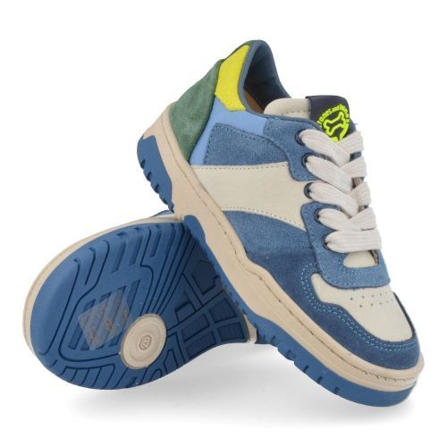 Stones and bones sneakers blauw Jongens ( - memor blauwe sneakermemor 5190) - Junior Steps