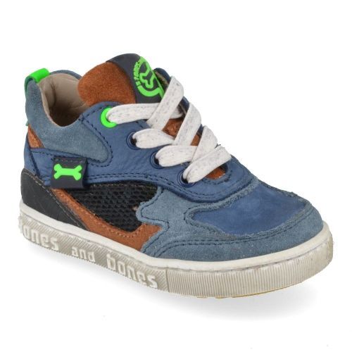 Stones and bones sneakers blauw Jongens ( - milp blauw sneakertje milp) - Junior Steps